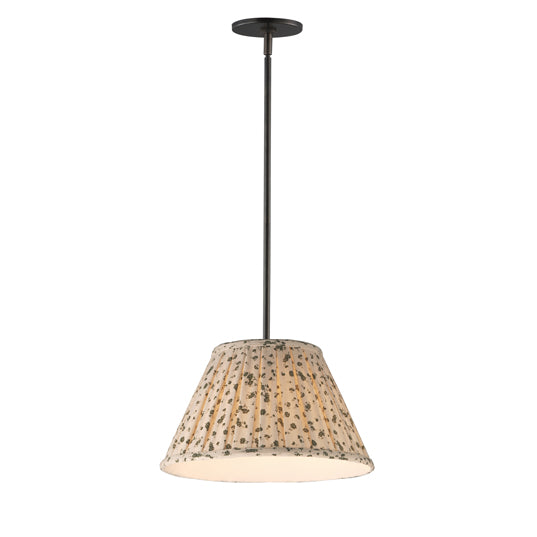 Dunbridge Pendant- Antique Bronze W/ Olive Shade