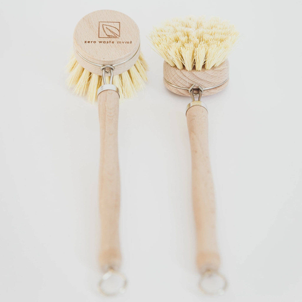 Wooden Dish Brush with Replaceable Head