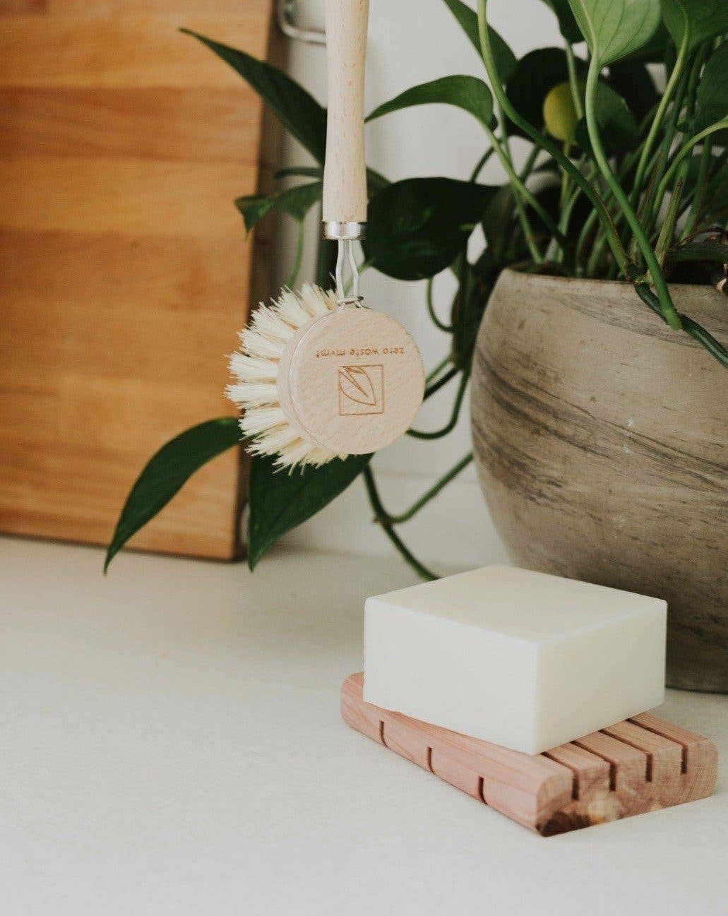 Solid Dish Soap Bar | Bergamot + Lime | Vegan & Organic