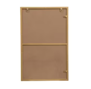 Simple Gold Rectangle Mirror