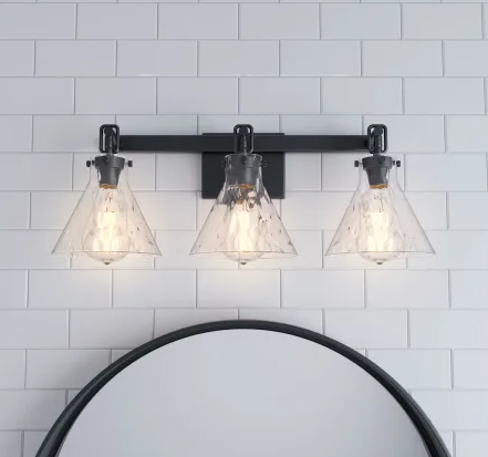 Barlon Vanity Light- Black